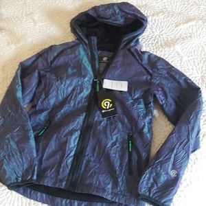 champion purple windbreaker